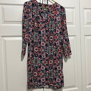 Loft floral dress, above knee, medium